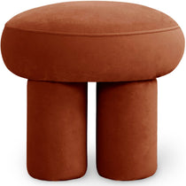 LOOP puff in Saffron, front view