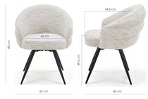 SHELL dimensions: width 62 cm, depth 60 cm, height 80 cm and seat height 49.5 cm