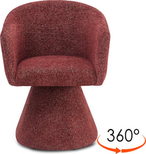 EVA dining chair with the supplied 360-degree swivel illustration