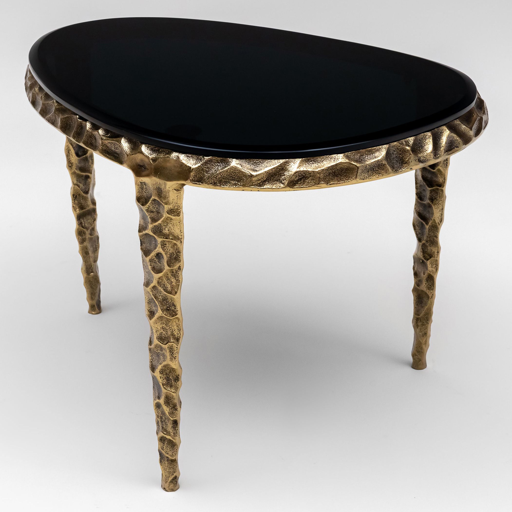 Meg side table, oval, glass tabletop Secondary image