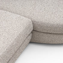 Ferrara corner sofa, 300 cm, burlap-weave fabric