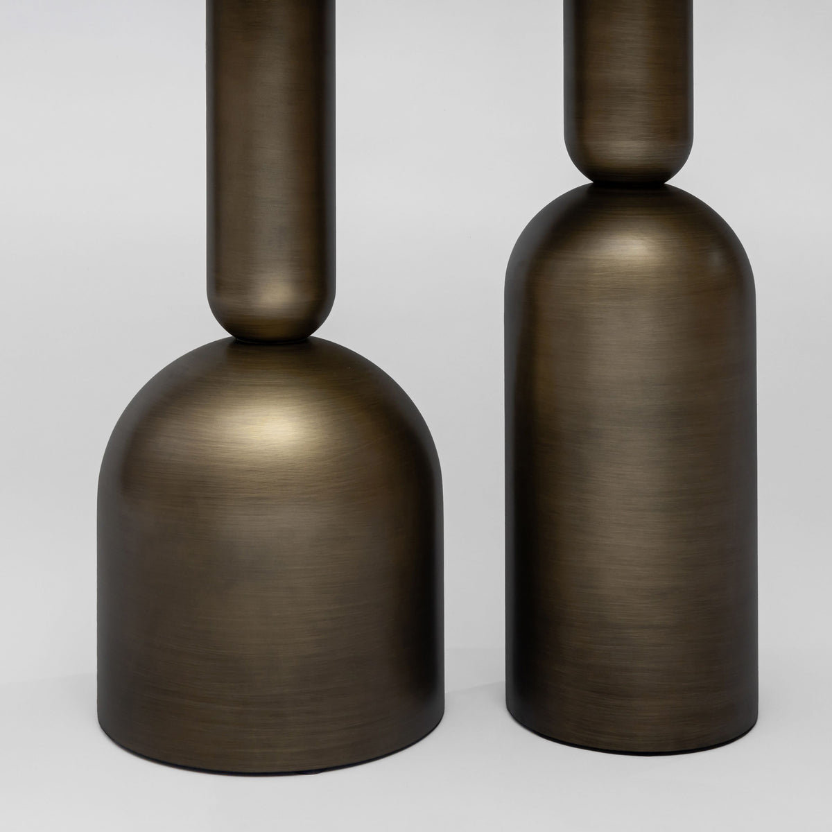 Console Perrot travertine brass