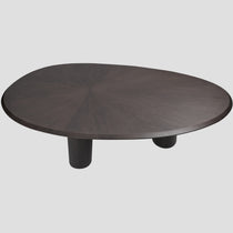 Mercado oval dining table, walnut veneer