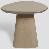 Rosco triangular side table, veneer