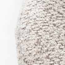 Willow dining chair, light beige melange bouclé