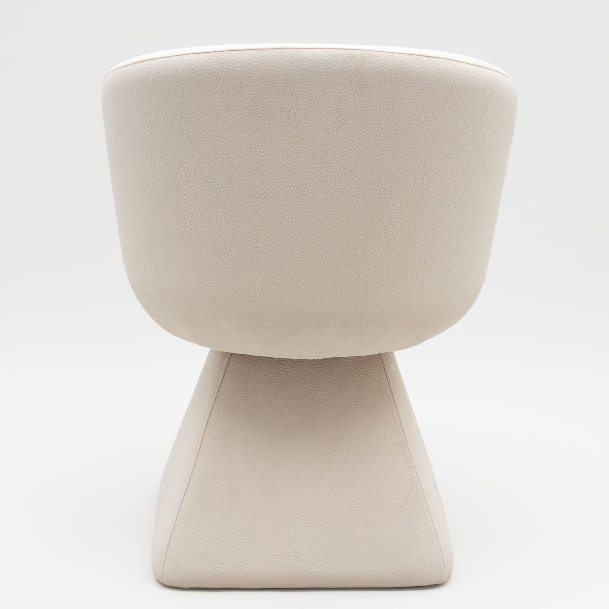 Lorette swivel chair, cream chenille