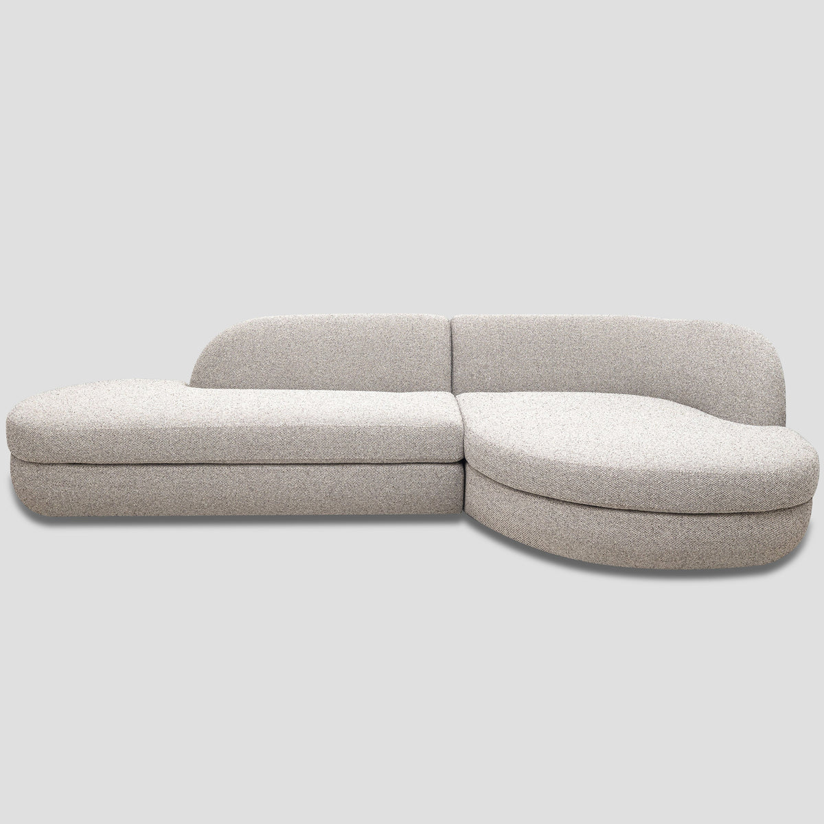Ferrara corner sofa, 300 cm, burlap-weave fabric