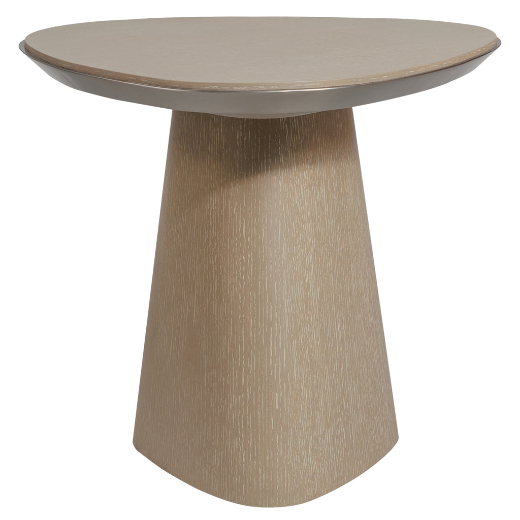 Rosco triangular side table, veneer
